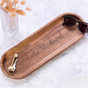 Personalised Couples Love Heart Concierge Tray