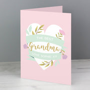Personalised Floral Heart Mother's Day Card