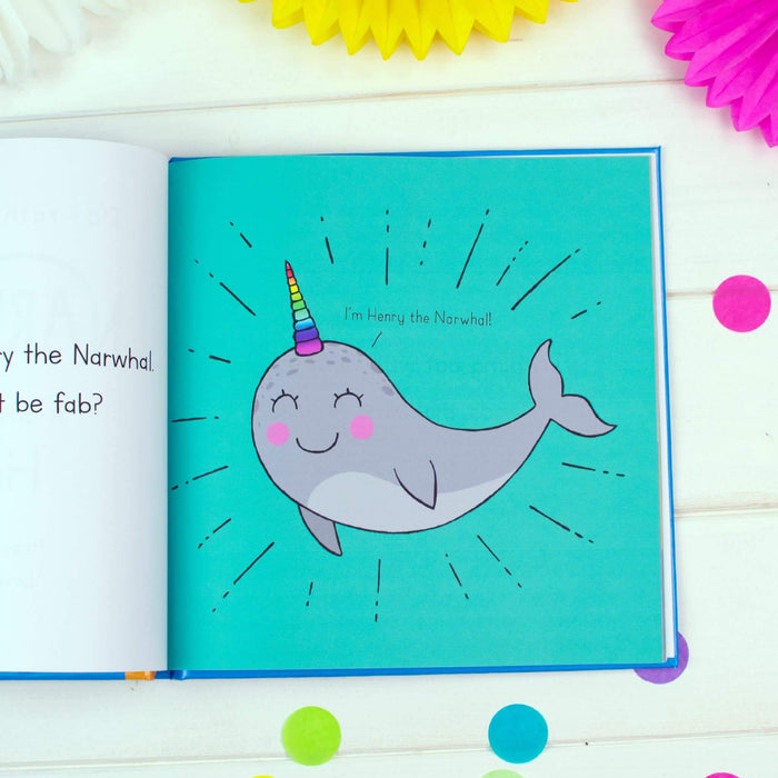 Personalised I’d Rather Be A Narwhal Story Book
