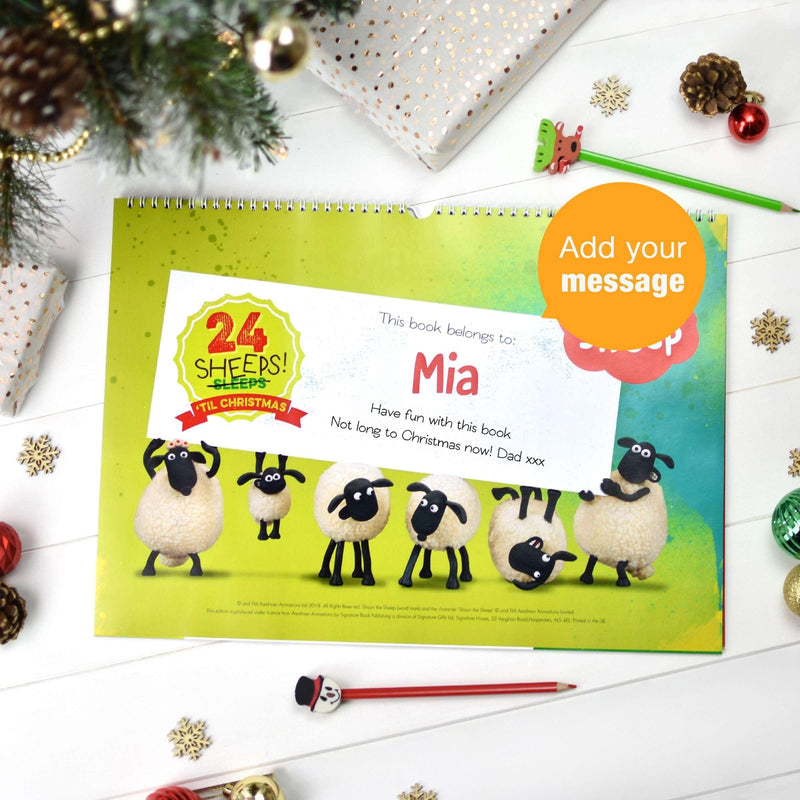 Shaun the Sheep 24 Sheeps Christmas Activity Advent Calendar - Myhappymoments.co.uk