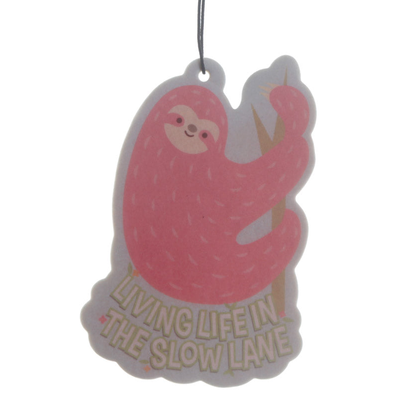 Sloth Design Strawberry Scented Car Air Freshener