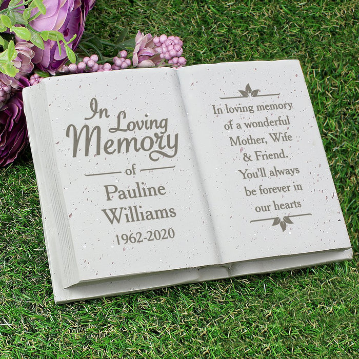 Personalised Graveside In Loving Memory Memorial Book