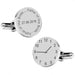 Personalised Father of the Bride Wedding Time Cufflinks - Myhappymoments.co.uk