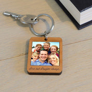 Personalised Photo Wooden Keyring