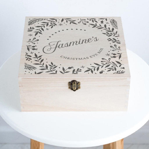 Personalised Wreath Christmas Eve Box