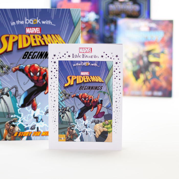 Personalised Marvel Little Favourites Spider-Man Beginnings Book from Pukkagifts.uk