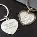 Personalised Diamante Heart Keyring - Myhappymoments.co.uk