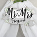 Personalised Mr & Mrs Wedding Wooden Hanging Sign Decoration
