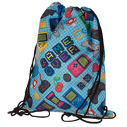 Retro Gaming Drawstring Bag - Myhappymoments.co.uk