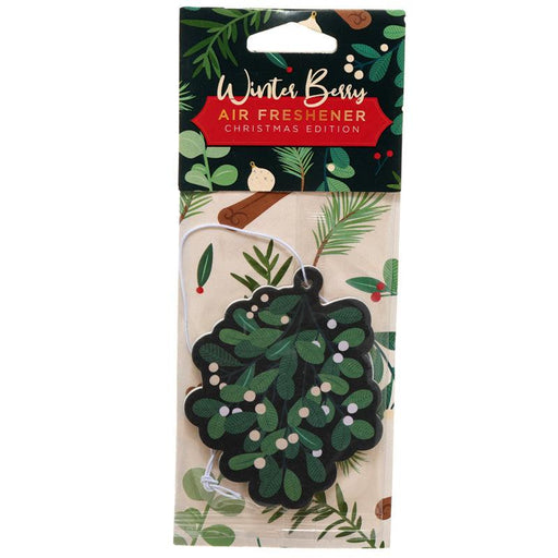 Winter Berry Christmas Festive Floral Mistletoe Air Freshener