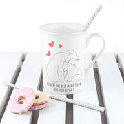 Personalised The Best Mama Bear Bone China Mug - Myhappymoments.co.uk