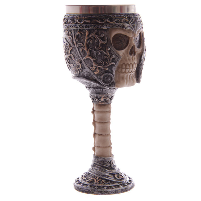 Decorative Skull Warrior Goblet