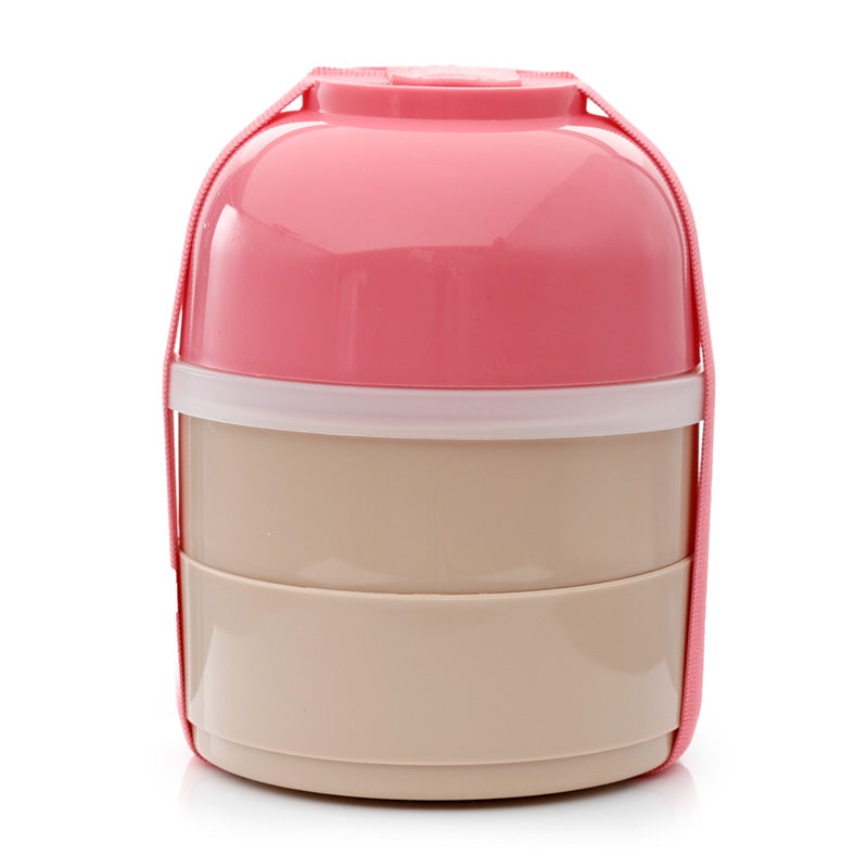 Mopps Pug Stacked Round Bento Lunch Box