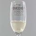 Personalised Bride Champagne Glass Flute - Myhappymoments.co.uk