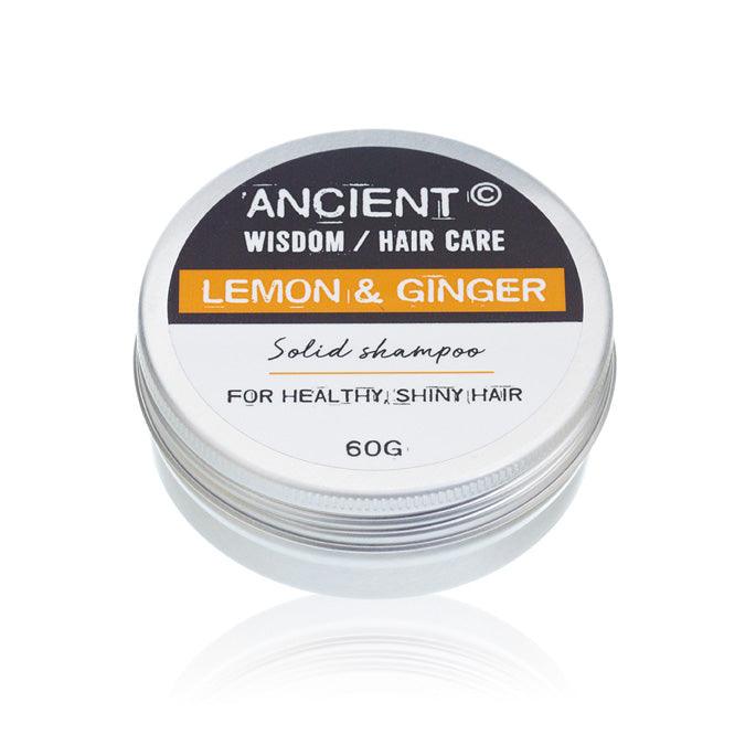 Solid Shampoo Bar 60g - Lemon Ginger