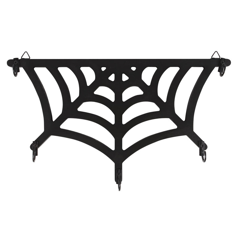 Spiderweb Shaped Key Hook - Gothic Home Decor