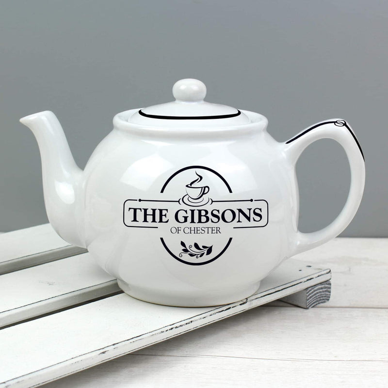 Personalised Full of Love Teapot - Myhappymoments.co.uk