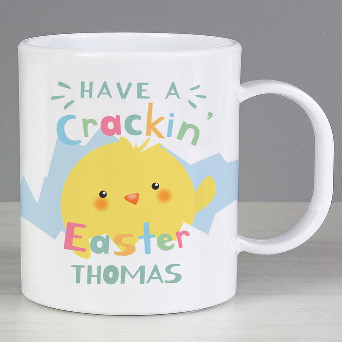 Personalised Have A Cracking Easter Plastic Mug - 11oz