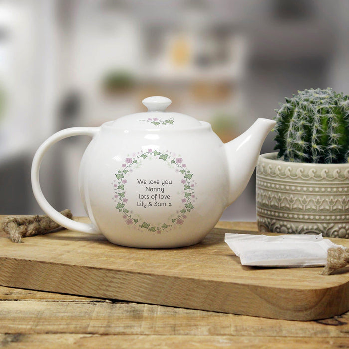 Personalised Me To You Secret Garden Teapot