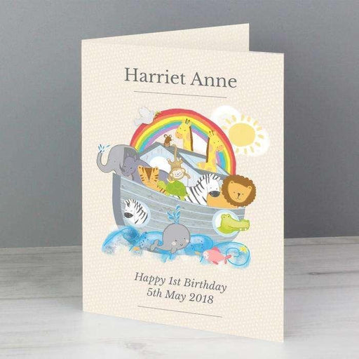 Personalised Noah's Ark Card - Myhappymoments.co.uk