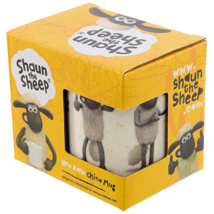 Shaun the Sheep Porcelain Mug - White