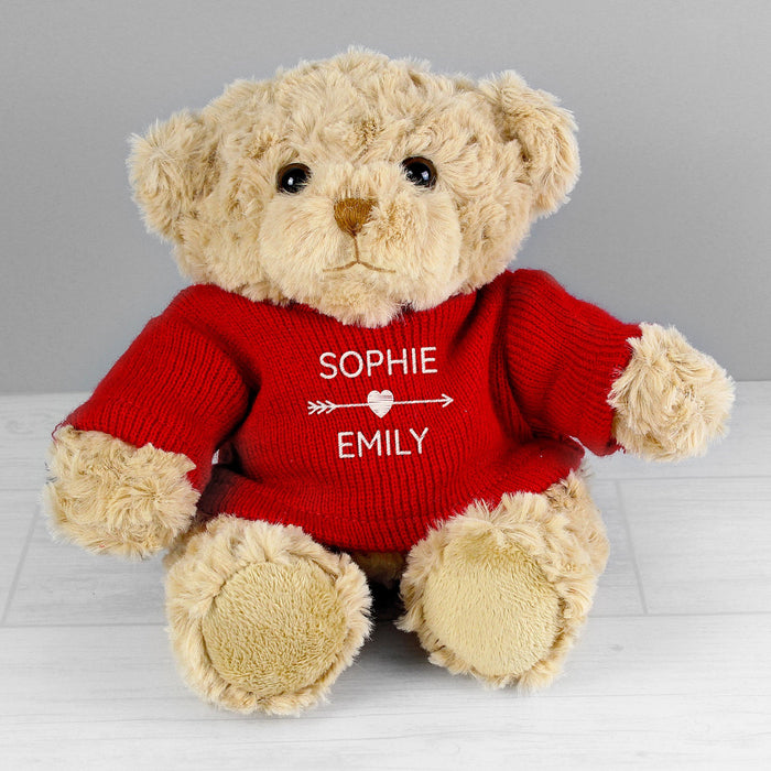 Personalised Couple In Love Teddy Bear