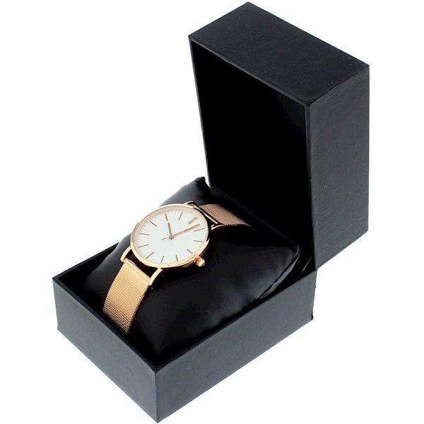 Personalised Lady's Rose Gold Tone Watch with Presentation Box - Myhappymoments.co.uk