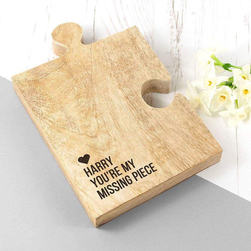 Personalised Missing Piece Jigsaw Coaster - Myhappymoments.co.uk