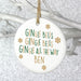 Personalised Gin-gle Bells Round Ceramic Christmas Decoration