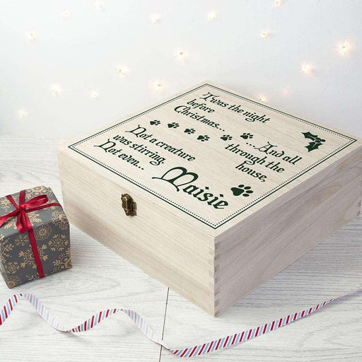Personalised Pets T'was The Night Before Christmas Eve Box - Myhappymoments.co.uk