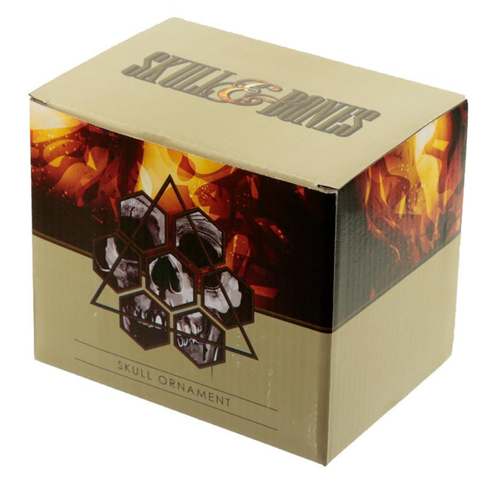 Skull Wearing Glasses Ornament