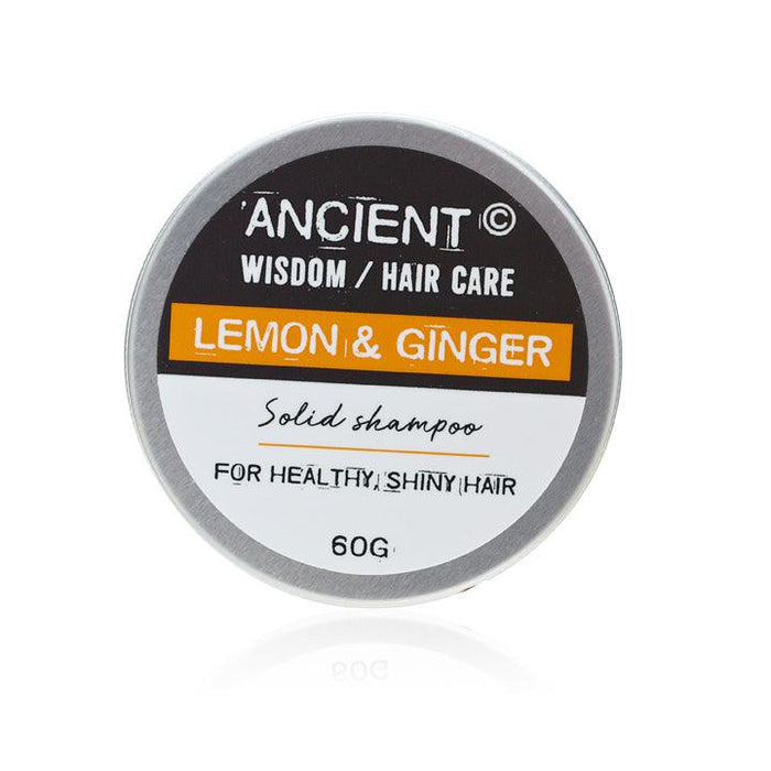 Solid Shampoo Bar 60g - Lemon Ginger
