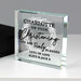 Personalised 'Personalised 'Truly Blessed' Christening Glass Token Keepsake Gift
