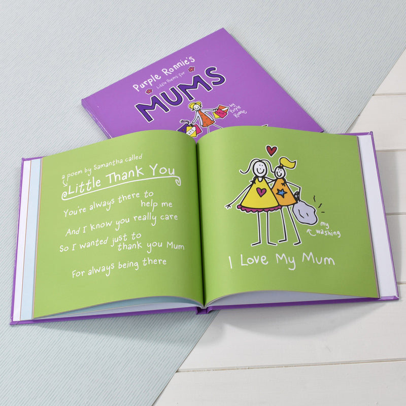 Personalised Purple Ronnie's Little Poems for Mums - Myhappymoments.co.uk
