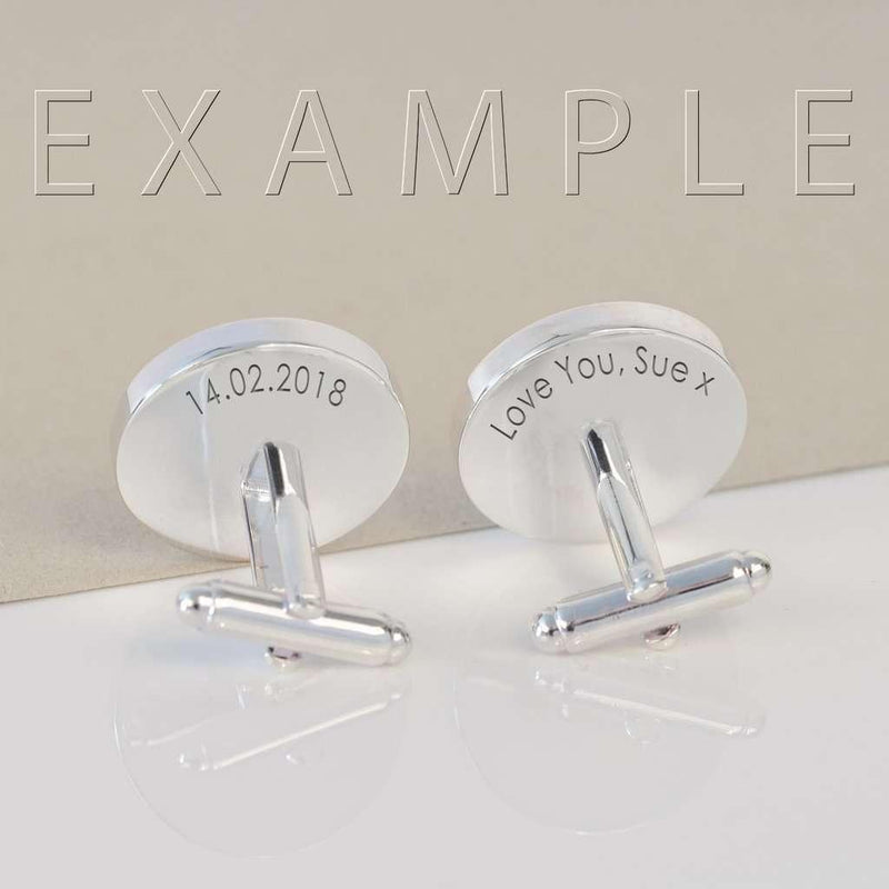 Engraved Hidden Message Cufflinks - Myhappymoments.co.uk