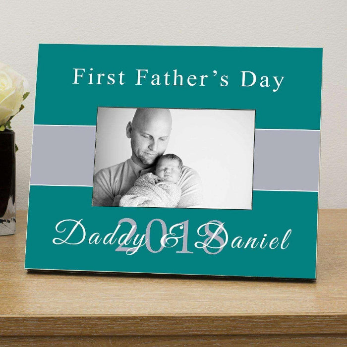 Personalised First Fathers Day Photo Frame