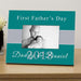 Personalised First Fathers Day Photo Frame