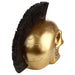 Gold Punk Mohican Skull Ornament
