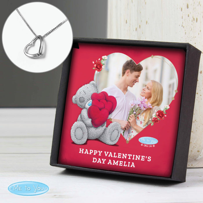 Personalised Me To You Photo Upload Necklace and Box