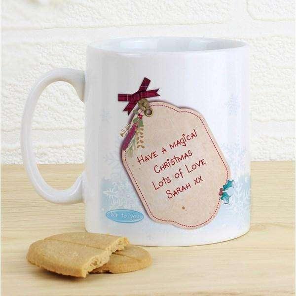Personalised Me To You Christmas Mug - Myhappymoments.co.uk