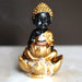 Small Buddha and Lotus Backflow Incense Burner
