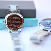 Personalised Men's Architect Apollo Blue Watch