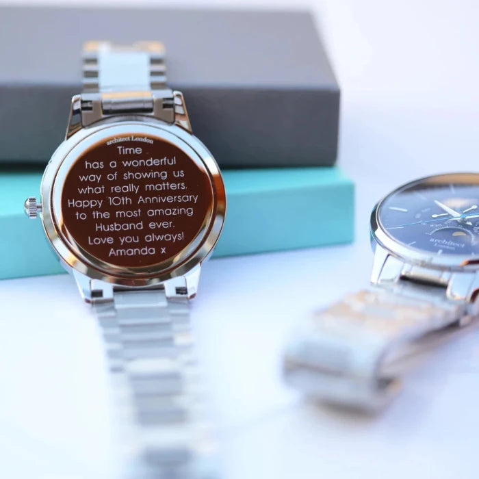 Personalised Men's Architect Apollo Blue Watch