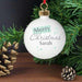 Personalised Merry Christmas Snowflake Bauble - Myhappymoments.co.uk