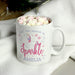 Personalised Unicorn Season To Sparkle Christmas Mug
