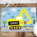 Personalised Digger Placemat - Myhappymoments.co.uk