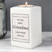 Personalised Ceramic Tea Light Candle Holder