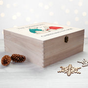 Personalised Polar Bear Family Christmas Box