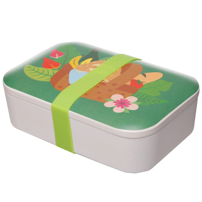 Sloth Bamboo Eco Friendly Lunch Box