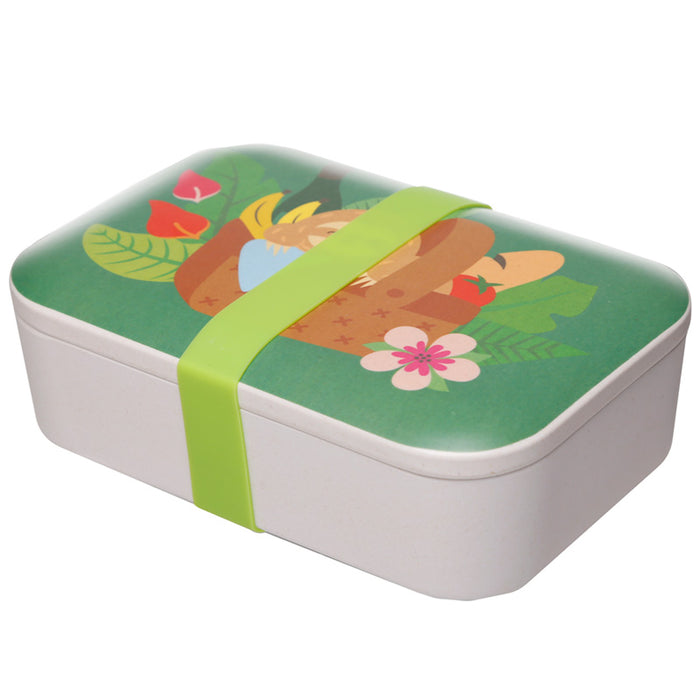 Sloth Bamboo Eco Friendly Lunch Box